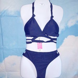 Shekini Charming Blue 2-piece bikini XL NEW